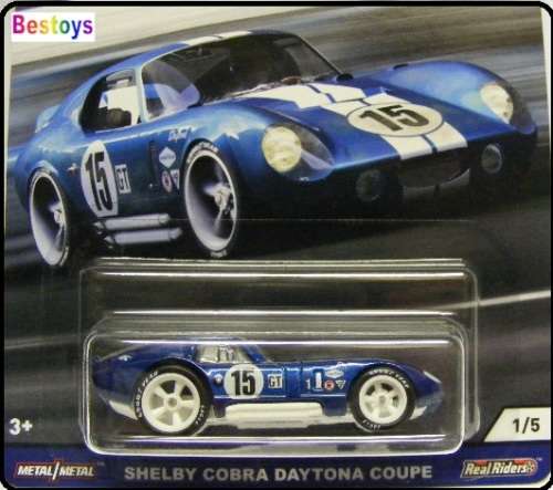 Hotwheels Hot Wheels Diecast Model Car Culture Circuit Legends Shelby Cobra Daytona Coupe No 15 1/64