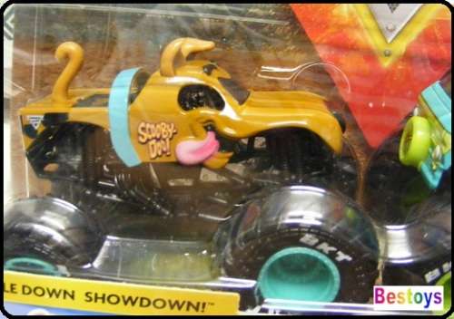 Hotwheels Hot Wheels Diecast Model Car Monster Jam Set Scooby Doo + Mystery Machine 1/64 scale new