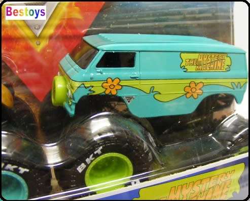 Hotwheels Hot Wheels Diecast Model Car Monster Jam Set Scooby Doo + Mystery Machine 1/64 scale new