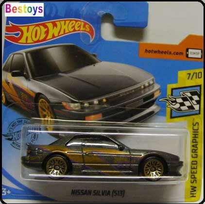 Hotwheels Hot Wheels Diecast Model Car 2020 111 / 250 Nissan Silvia S 13 S13 Speed Graphics 1/64 sca