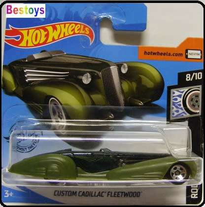 Hotwheels Hot Wheels Diecast Model Car 2020 121 / 250 Cadillac Fleetwood Custom Rod Squad 1/64 scale