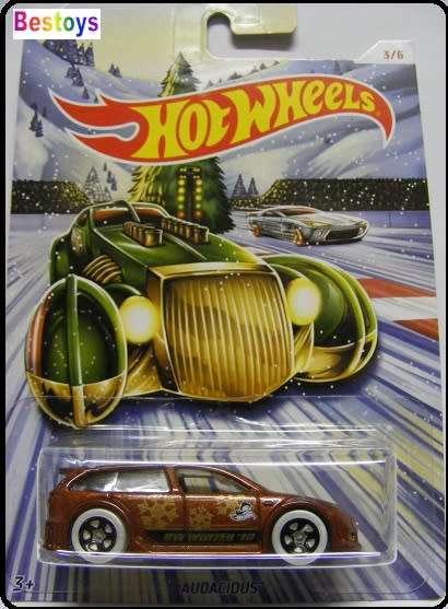 Hotwheels Hot Wheels Diecast Model Car Holiday Hot Rods Set Carbonator Rockster Audacious Scorcher