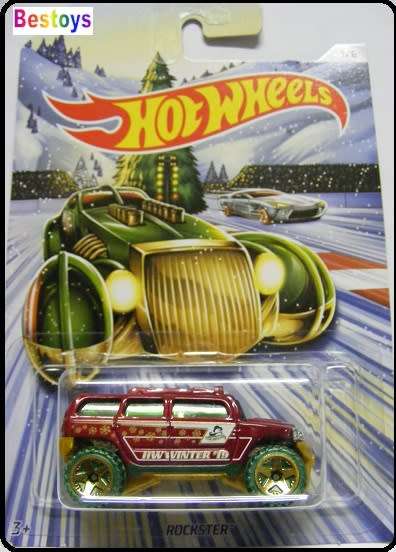 Hotwheels Hot Wheels Diecast Model Car Holiday Hot Rods Set Carbonator Rockster Audacious Scorcher