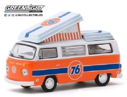 Greenlight Diecast Model Car VDub Series VW Volkswagen Kombi T 2 T2 Westfalia Camper 1973 No 76 1/64