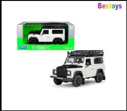 Welly Diecast Model Car 22498 Land Rover Defender 90 with snorkel 1/24 scale new in pack