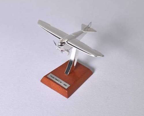 Atlas Diecast Model Plane Silver-plated Fokker F 3 F3 1920 1/200 scale new in pack