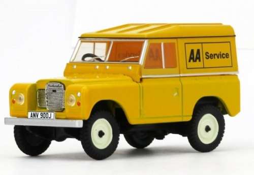 Oxford Diecast Model Car LR3S002 Land Rover Series III 3 Hardtop 88" "AA" 1/76 OO railway scale new