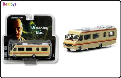 Greenlight Diecast Model Car Hollywood Series TV Movie Film Fleetwood Bounder RV 1986 Breaking Bad