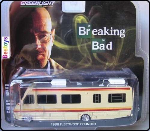 Greenlight Diecast Model Car Hollywood Series TV Movie Film Fleetwood Bounder RV 1986 Breaking Bad
