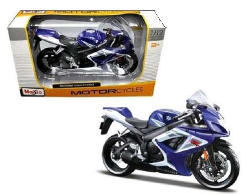 Maisto Diecast Bike Motorcycle Suzuki GSX R 750 R750 R 1/12 scale new in pack