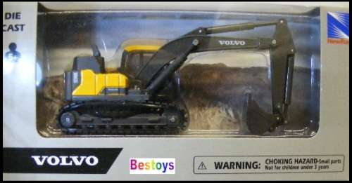 NewRay Diecast Model Volvo Excavator EC 140 E EC140E Construction 1/64 scale new in pack