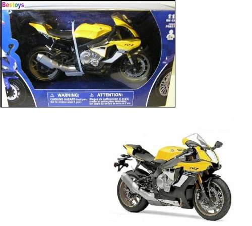 NewRay New Ray Diecast Model Motorcycle Bike Yamaha YZF R1 R 1 1/12 scale new in pack