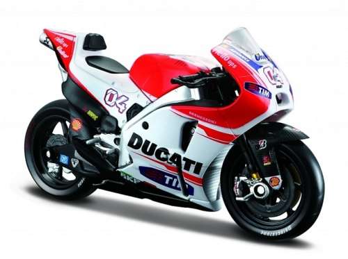 Maisto Diecast Model Motorcycle Bike MotoGP Ducati Desmosedici Dovisioso No 4 GP 2015 "TIM" 1/18 sca