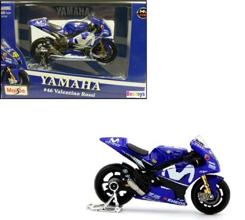 Maisto Diecast Model Motorcycle Bike Moto GP Yamaha GP 18 No .46 Rossi 1/18 scale new in pack