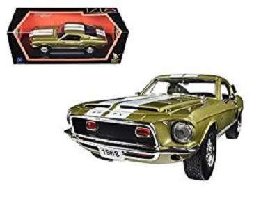 Road Signature Yatming Diecast Model Car 92168 Ford Mustang Shelby GT 500 GT500 KR 1968 1/18 scale