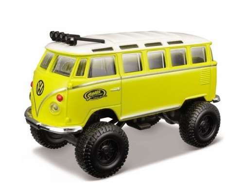 Maisto Diecast Model Car 4x4 Rebels VW Volkswagen Samba Bus 1/36 scale