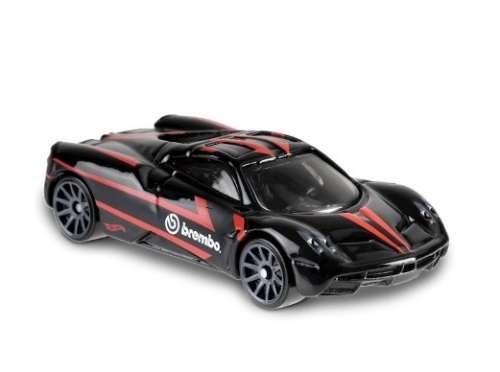 Hotwheels Hot Wheels Diecast Model Car 2019 148 / 250 Pagani Huayra "Brembo" Speed Graphics 1/64 sca