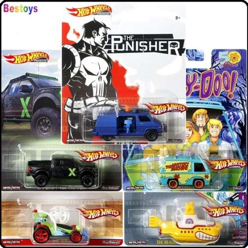 Hotwheels Hot Wheels Diecast Model Retro Series Ford Raptor Punisher Toy Story Scooby Mystery Machin