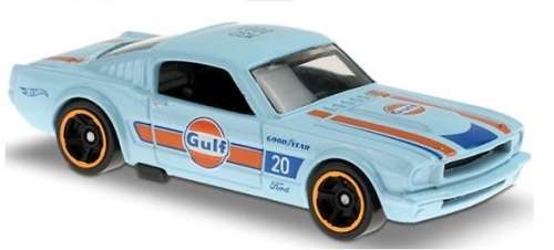 Hotwheels Hot Wheels Diecast Model Car 2020 116 / 250 Ford Mustang 2+2 Fastback 1965 "Gulf" No 20 Sp