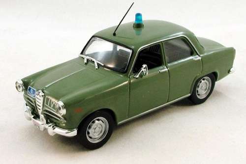 Diecast Model Car Police Collection Alfa Romeo Giulietta Italy "Polizia" 1/43 scale new in pack