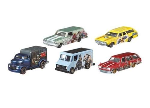 Hotwheels Hot Wheels Diecast Model Car Pop Culture X-Men Set 5 pce Ford Chevy Nissan Plymouth Combat