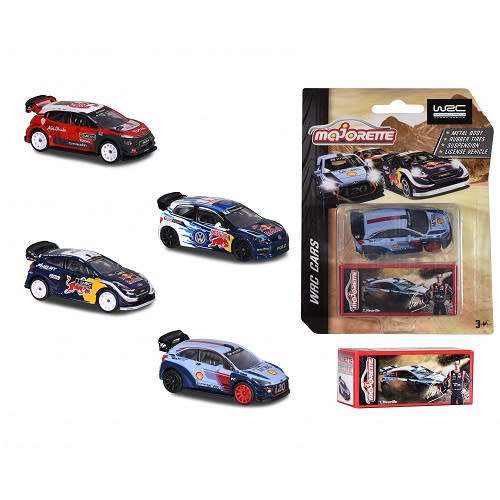 Majorette Diecast Model Car WRC Series Ford Fiesta WRC Ogier No 1 "Red Bull" 1/64 scale new in pack