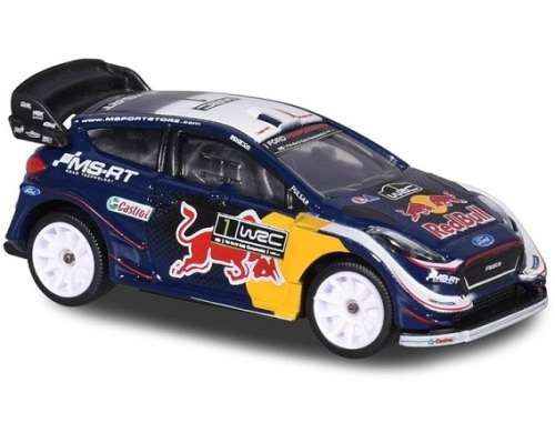Majorette Diecast Model Car WRC Series Ford Fiesta WRC Ogier No 1 "Red Bull" 1/64 scale new in pack