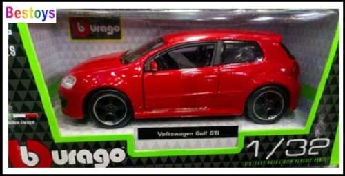 Burago Diecast Model Car VW Volkswagen Golf GTi 1/32 scale new in pack