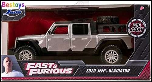 JADA Diecast Model Car Jeep Gladiator 2020 Fast & Furious Movie Film TV 1/32 scale new in pack