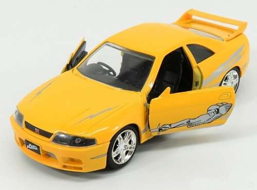 JADA Diecast Model Car Nissan Skyline GT-R R33 Leon Fast & Furious Movie Film TV 1/32 scale new