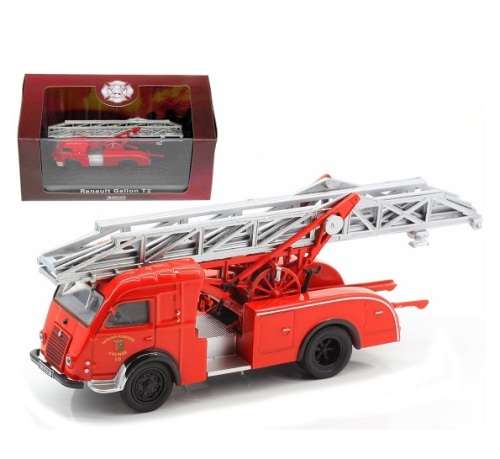 Atlas Diecast Model Fire Engine Truck Collection Renault Galion T 2 T2 Ladder Unit 1/72 OO railway s