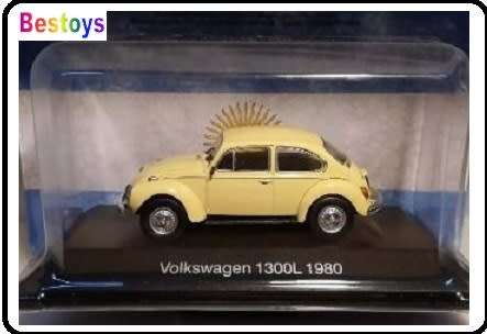 Argentina Diecast Model Car Collection VW Volkswagen Beetle 1300 L 1300L 1980 1/43 scale new in pack