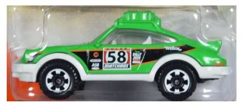 Matchbox Diecast Model Car 2020 66 / 100 Porsche 911 Rally 1985 No 58 Motorsport Jungle 1/64 scale