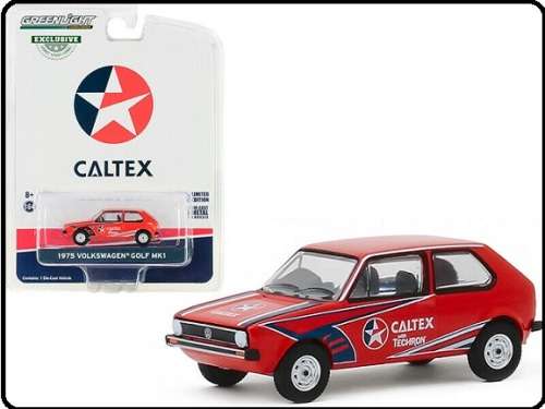 Greenlight Diecast Model Car Exclusive VW Volkswagen Golf MK 1 MK1 1975 "Caltex" 1/64 scale new