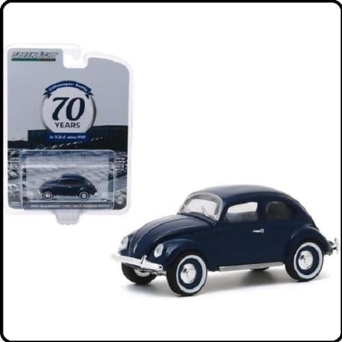 Greenlight Diecast Model Car Anniversary VW Volkswagen Beetle Type 1 1949 Split Window 70 yrs 1/64 s