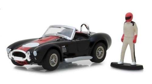 Greenlight Diecast Model Car Hobby Shop Shelby Cobra 427 SC 1965 + Race Driver 1/64 scale new in pac