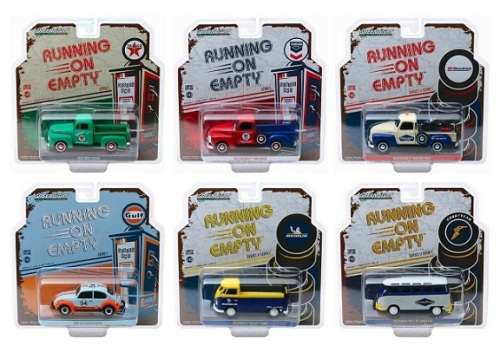 Greenlight Diecast Model Car Running on Empty VW Volkswagen Beetle 1966 No 54 "Gulf" 1/43 scale new