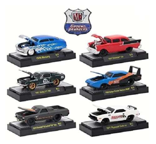 Castline M2 Diecast Model Car Ground Pounders Chevy Chevrolet El Camino SS 454 1970 "Holley" 1/64 sc