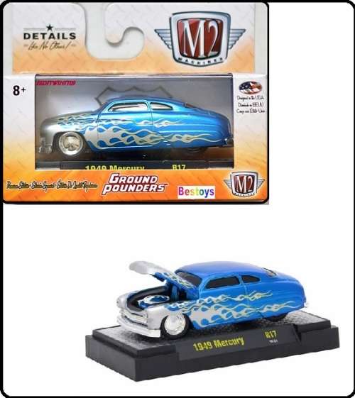 Castline M2 Diecast Model Car Ground Pounders Mercury 1949 1/64 scale new in pack