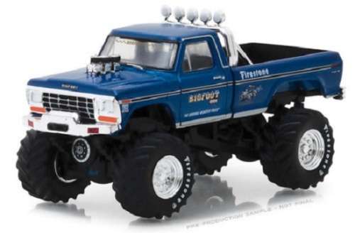 Greenlight Diecast Model Car Exclusive Ford F 250 F250 1974 Monster Truck Original Bigfoot 1/64 scal