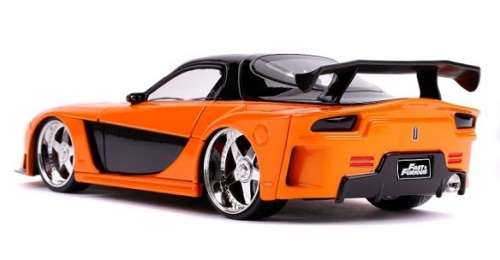 JADA Diecast Model Car Mazda RX 7 RX7 Han Fast & Furious Movie Film TV 1/24 scale new in pack