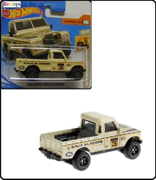 Hotwheels Hot Wheels Diecast Model Car 2020 3 / 250 Land Rover Series 3 Pickup "Baja Blazers" 1/64 s