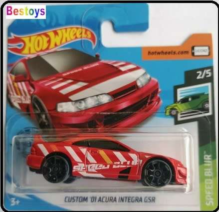 Hotwheels Hot Wheels Diecast Model Car 2020 97 / 250 Honda Acura Integra GSR Custom 2001 Speed Blur