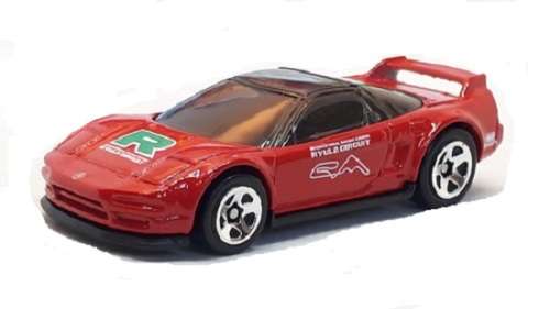 Hotwheels Hot Wheels Diecast Model Car 2020 163 / 250 Honda Acura NSX 1990 Exotics 1/64 scale new