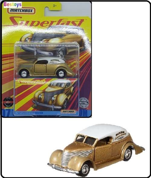 Matchbox Diecast Model Car Superfast Ford Sedan Custom 1936 1/64 scale new in pack