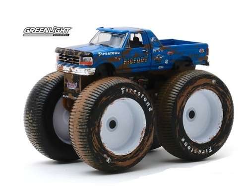 Greenlight Diecast Model Car Kings of Crunch Monster Trucks Ford F 250 F250 1996 "Bigfoot" No 5 1/64