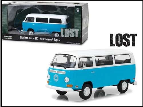 Greenlight Diecast Model Car 84033 Hollywood VW Volkswagen Kombi T 2 T2 Bus Dharma Van Lost Movie TV