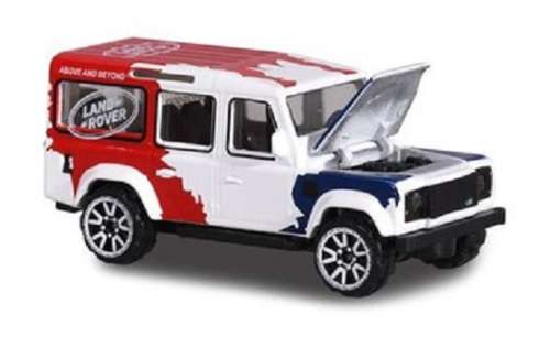 Majorette Diecast Model Car Racing Land Rover Defender 110 1/64 scale new in pack