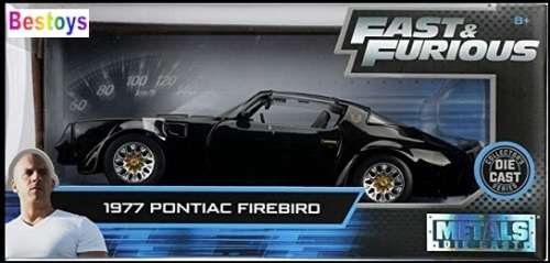 JADA Diecast Model Car 30756 Pontiac Firebird 1977 Tego Fast & Furious Movie Film TV 1/24 scale new