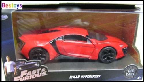JADA Diecast Model Car Lykan Hypersport Fast & Furious Movie Film TV 1/32 scale new in pack